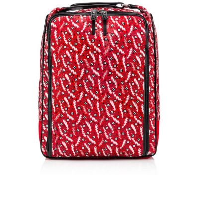 Mochilas Hop'n Zip Christian Louboutin Hombre - Rojos/Negros - 1191605W021